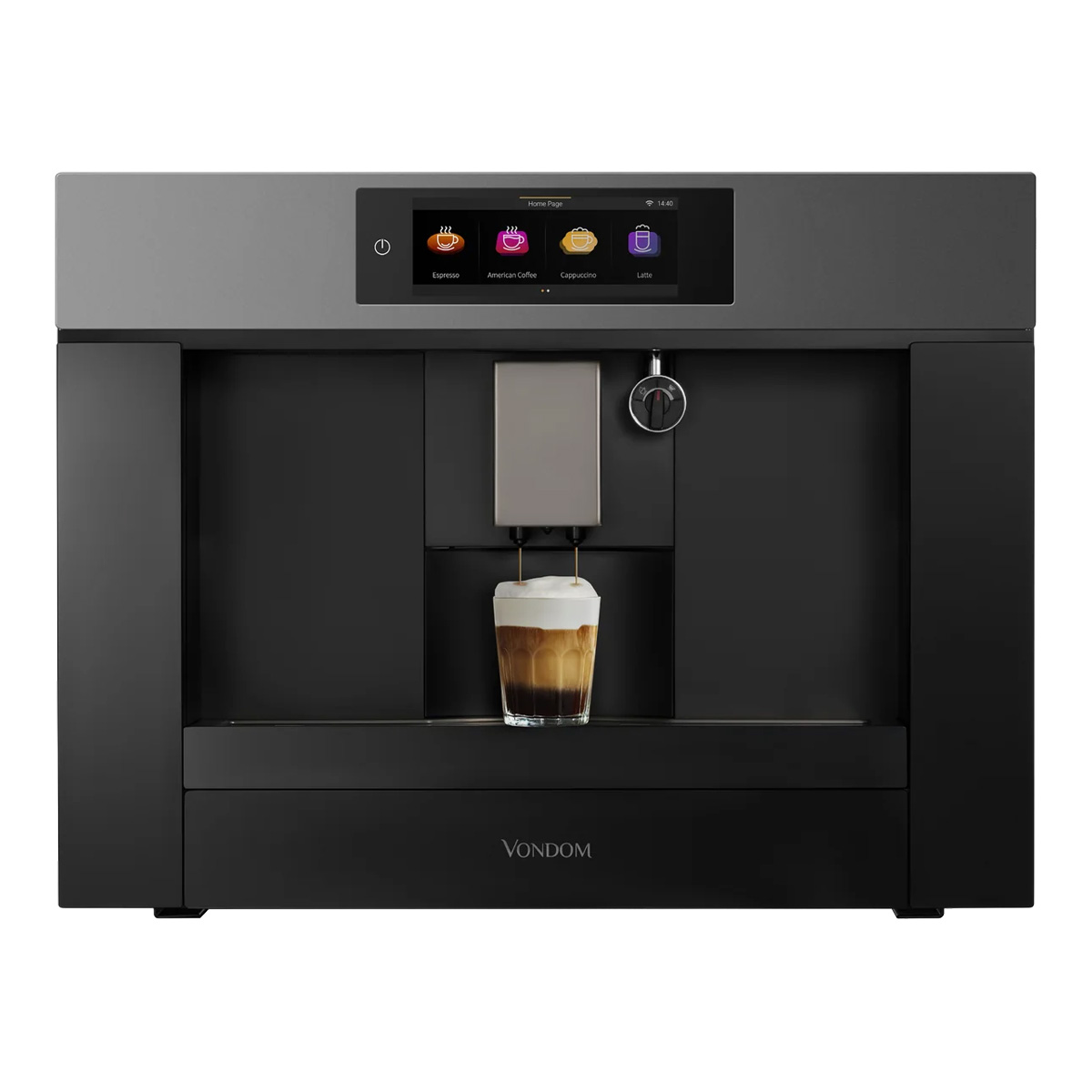 CAFETERA VONDOM EMPOTRABLE PANTALLA TFT & WIFI 60CM CM18HIBS Vondom